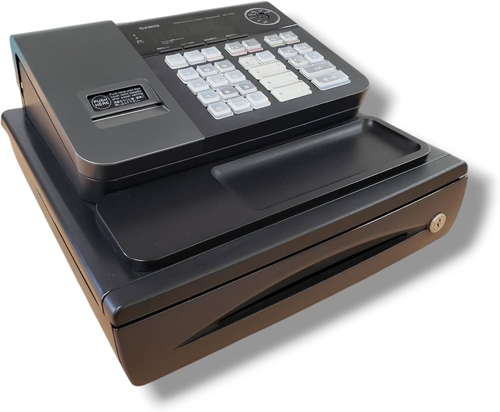 Amazon | カシオ レジスター 8部門 小型ドロア SE-S20BK ブラック