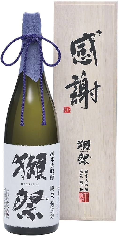 Amazon.co.jp: 獺祭(だっさい) 純米大吟醸 磨き二割三分 「感謝」木