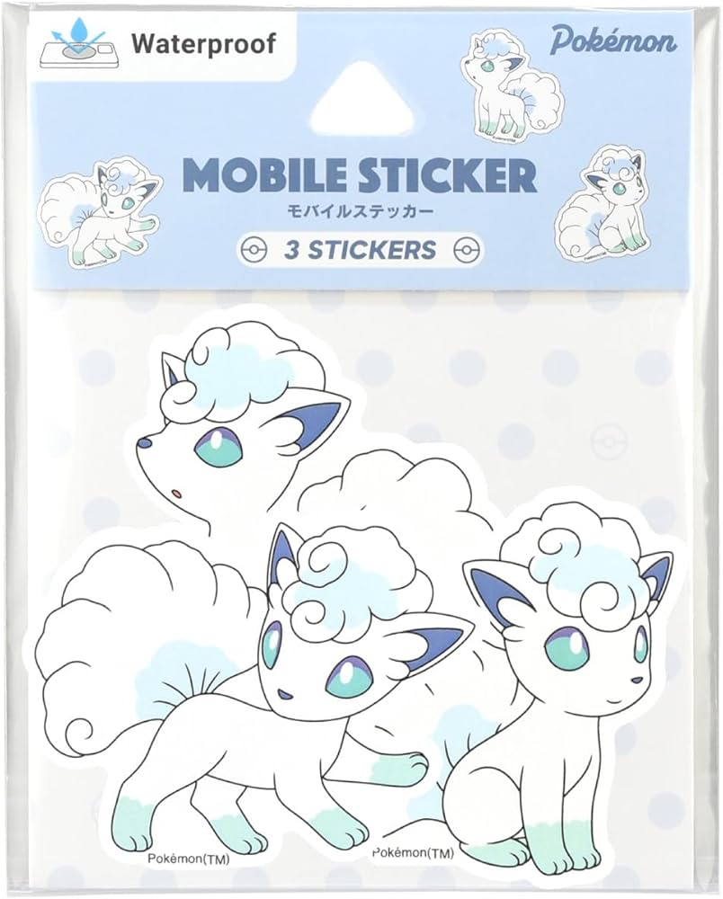 Amazon | グルマンディーズ ポケットモンスター モバイルステッカー