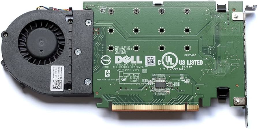 Amazon.com: Dell Ultra-Speed Drive Quad NVMe M.2 PCIe x16 Card