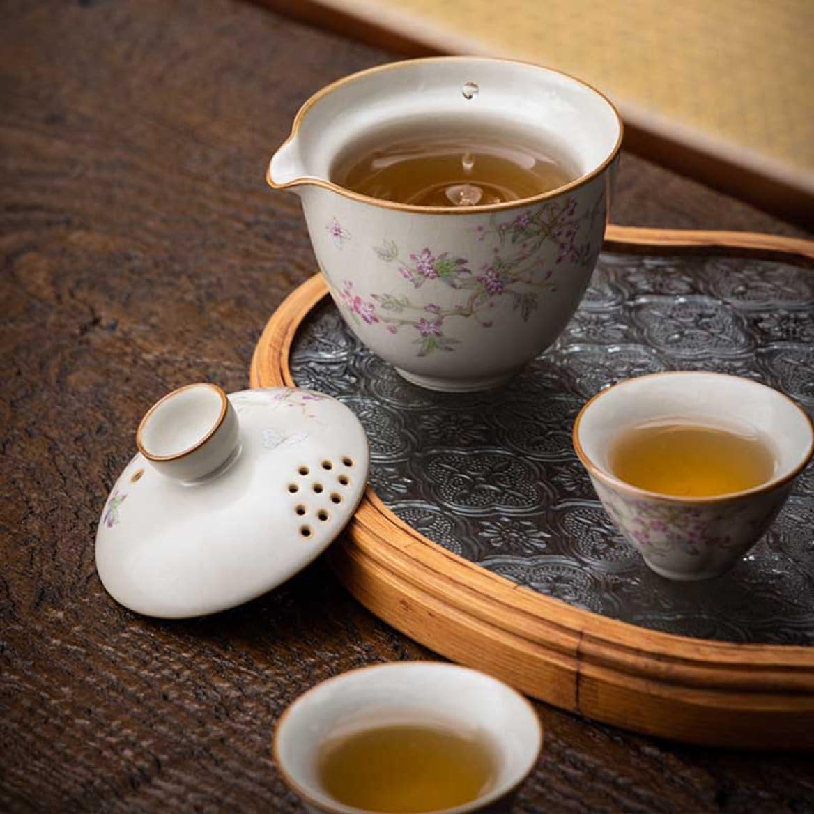 Amazon.co.jp: [ZS2L7] 茶器セット 陶器 茶壷セット 持ち運び便利