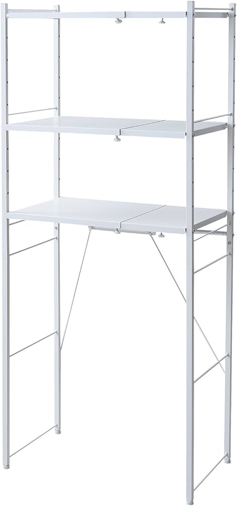 Amazon｜山善(YAMAZEN) レンジラック ゴミ箱上ラック 【全体耐荷重90kg