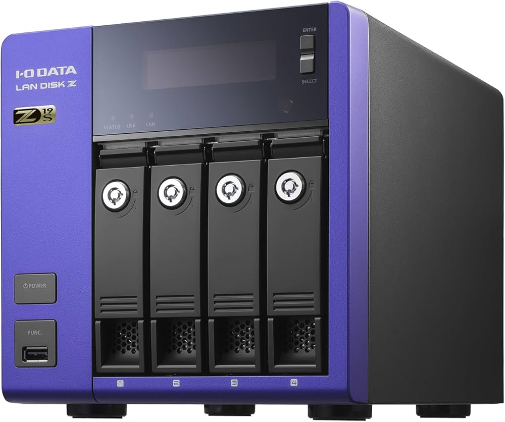 Amazon.co.jp: IODATA 法人向け 4ドライブ NAS 4TB(1TB×4/RAID/10GbE