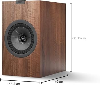 Amazon.co.jp: KEF Q350 ウォルナット ブックシェルフスピーカー