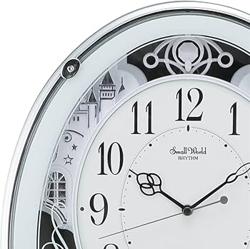 Amazon.co.jp: リズム(RHYTHM) 掛け時計 電波時計 アナログ スモール
