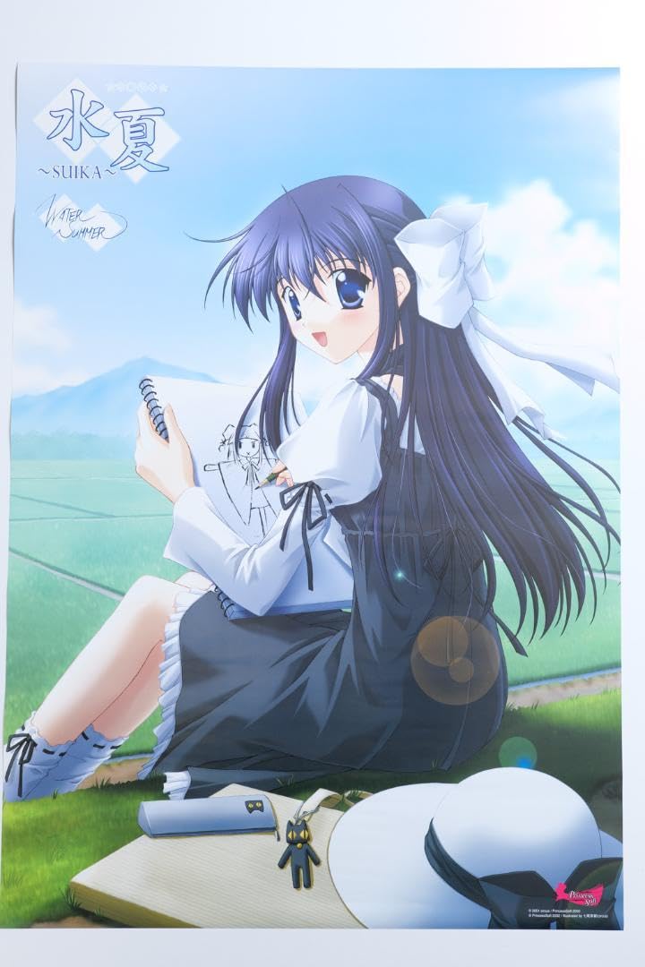 非売品】ef エフ 七尾奈留 2C=がろあ 描き下ろし B2 サイズ ポスター