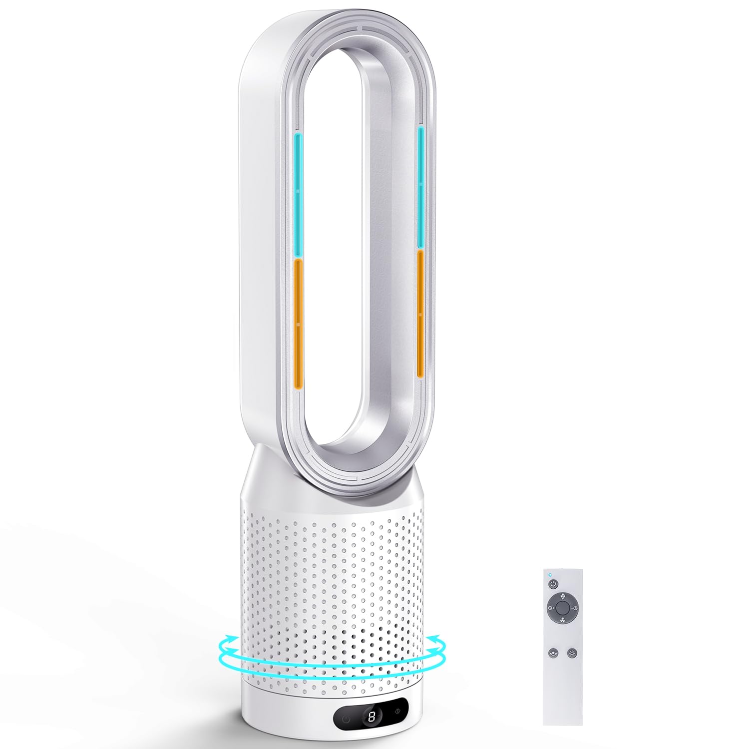 Amazon | 【2025新登場・冷暖兼用羽なし扇風機】SAMONIC タワーファン