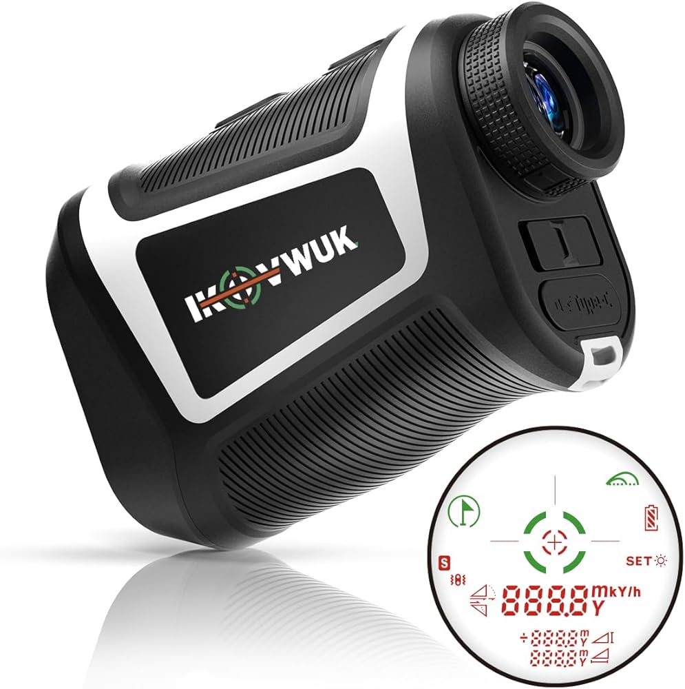 Amazon.co.jp: ゴルフレーザー距離計 LCD赤緑表示 最速0.05S測定 光学