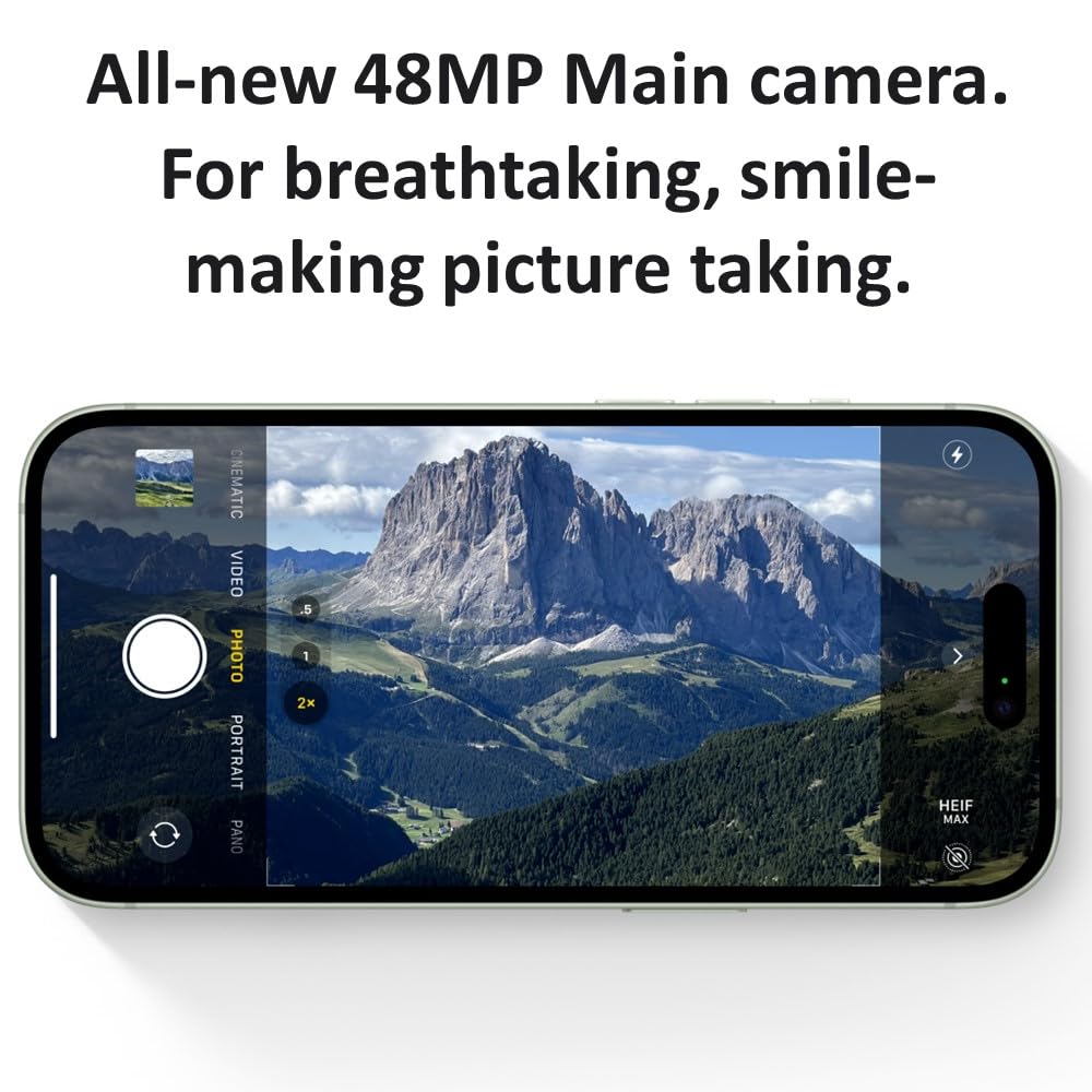 Amazon.com: Apple iPhone 15 Plus,512GB,黑色- 解鎖(翻新) : 手機和配件