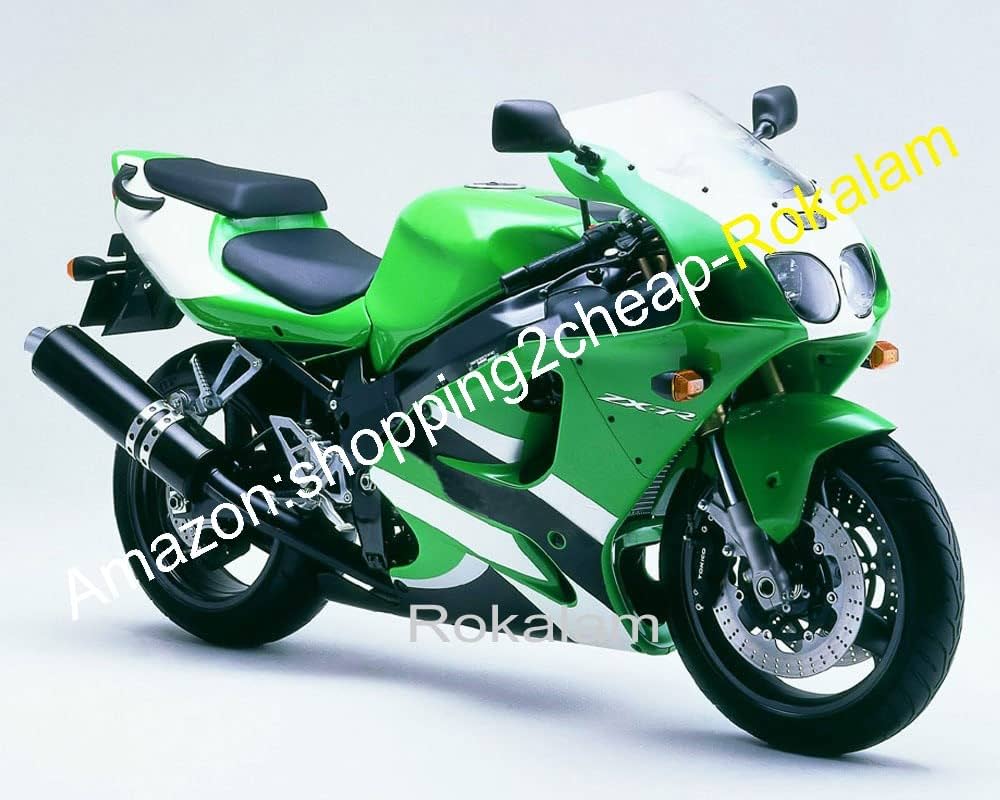 Green Black Body Parts For Kawasaki NINJA ZX-7R 96-03 ZX 7R ZX7R