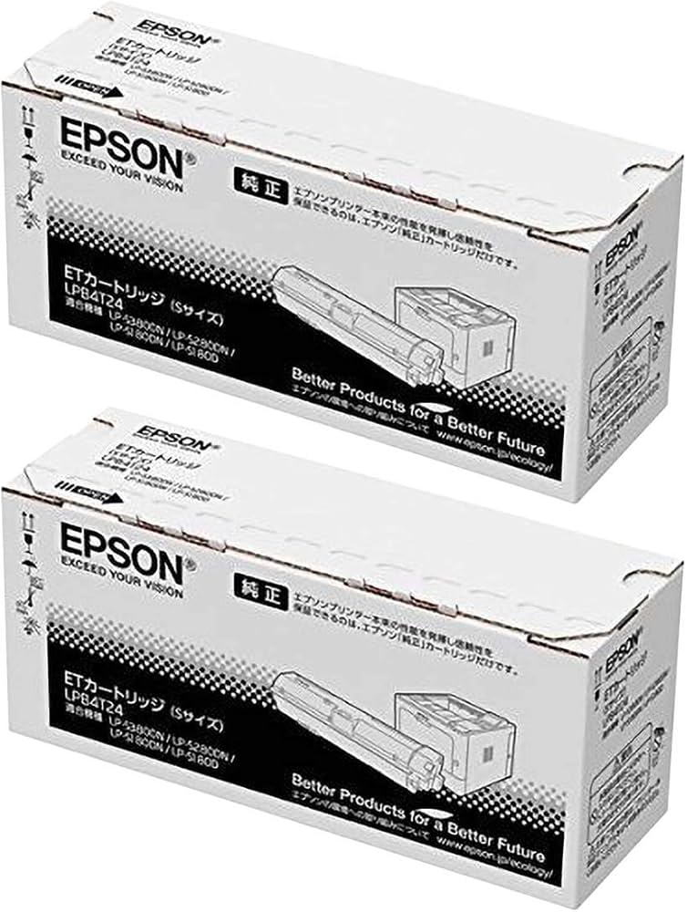 Amazon | EPSON LPB4T24 ETカートリッジ 純正品 Sサイズ 2本セット