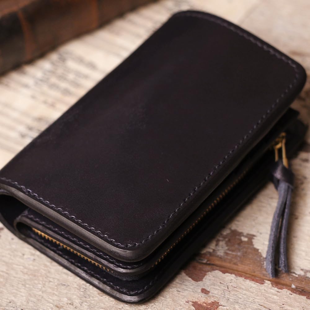 Amazon | 「gaea2096 / ガイア2096」革財布 二つ折り 本革 栃木レザー