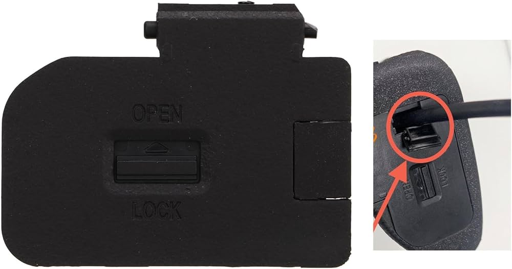 Amazon | バッテリーコンパートメントカバー、可動開口部付きダミー