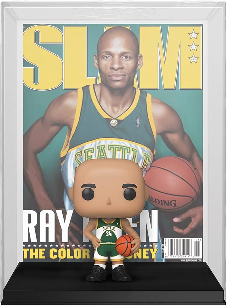 Amazon.com: Funko Pop NBA Cover: SLAM - Ray Allen - Collectable