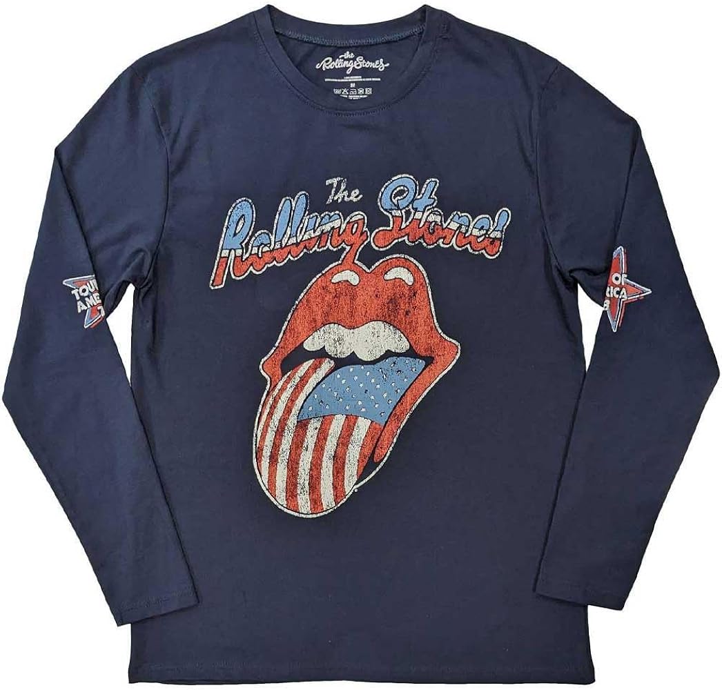 Amazon.com: Men's Rolling Stones Us Tour '78 Long Sleeve Small