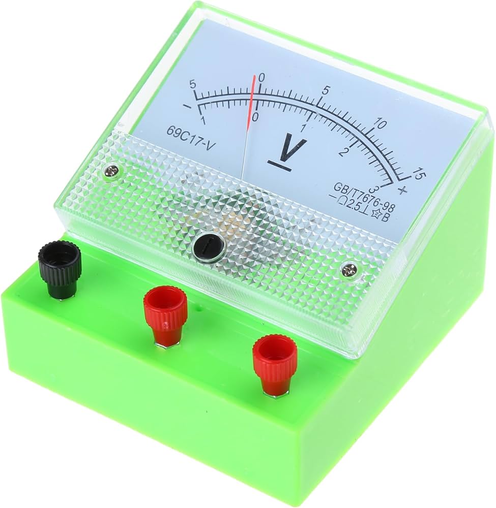 Amazon.co.jp: 電流計電圧計 学校の生徒や教師用 電気実験 メーター