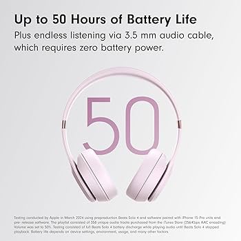 Amazon.com: Beats Solo 4 - Wireless Bluetooth On-Ear Headphones