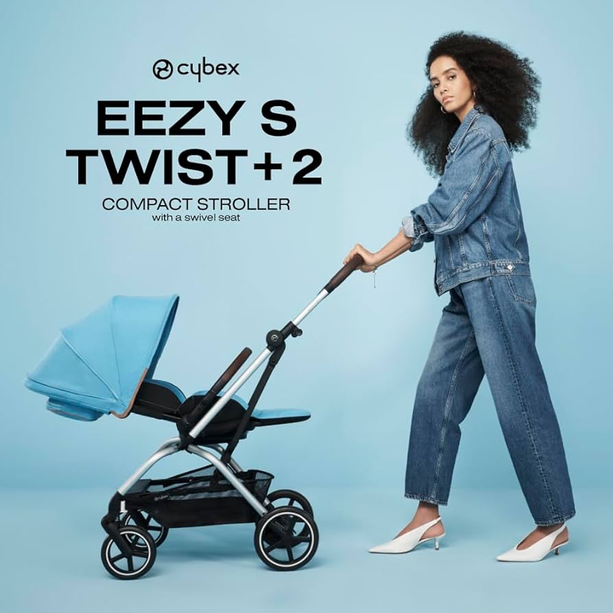 Amazon.com : CYBEX Eezy S Twist +2 V2 Baby Stroller with 360