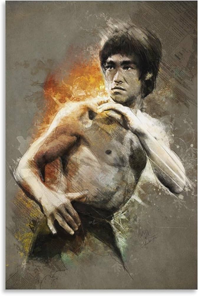 Amazon.co.jp: ブルースリーポスターブルース・リーのアートポスター
