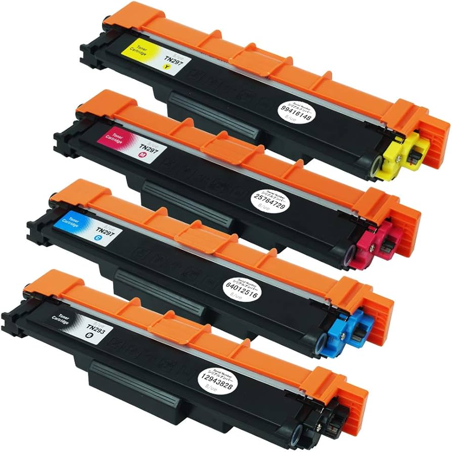 Amazon.co.jp: TN-293/TN-297 【4色セット】(TN-293 BK)+(大容量トナー