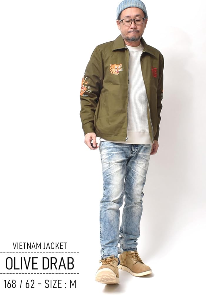 Amazon | [ヒューストン] ベトナムジャケット メンズ 大きいサイズ