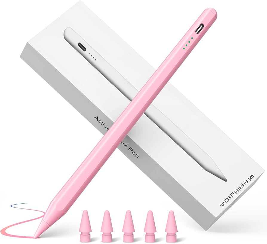 Amazon.com: Pink Stylus Pen for iPad,35 mins Fast Fully Charging