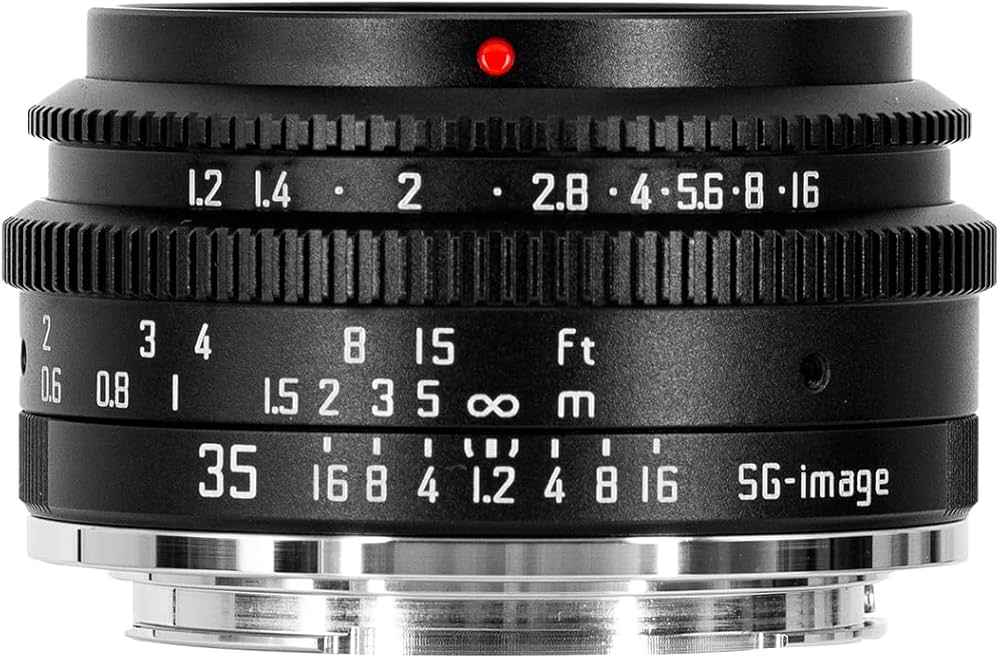 Amazon.co.jp: SG-image 35mm F1.2 APS-C対応 Eマウント 大口径 単焦点