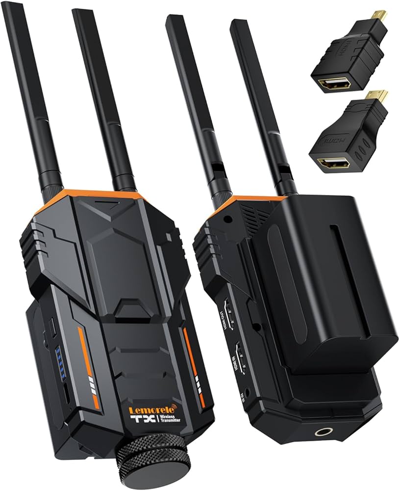 Amazon.co.jp: Lemorele ワイヤレスHDMI 200M SDI&HDMI無線映像伝送