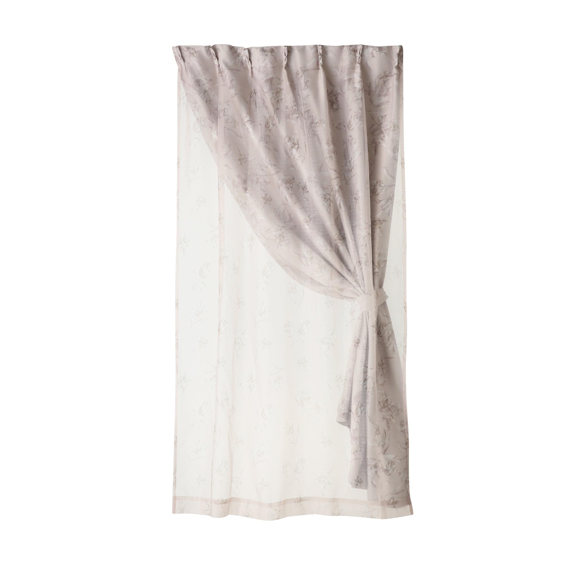 Amazon｜Francfranc フランフラン リリア ダブルカーテン ベージュ