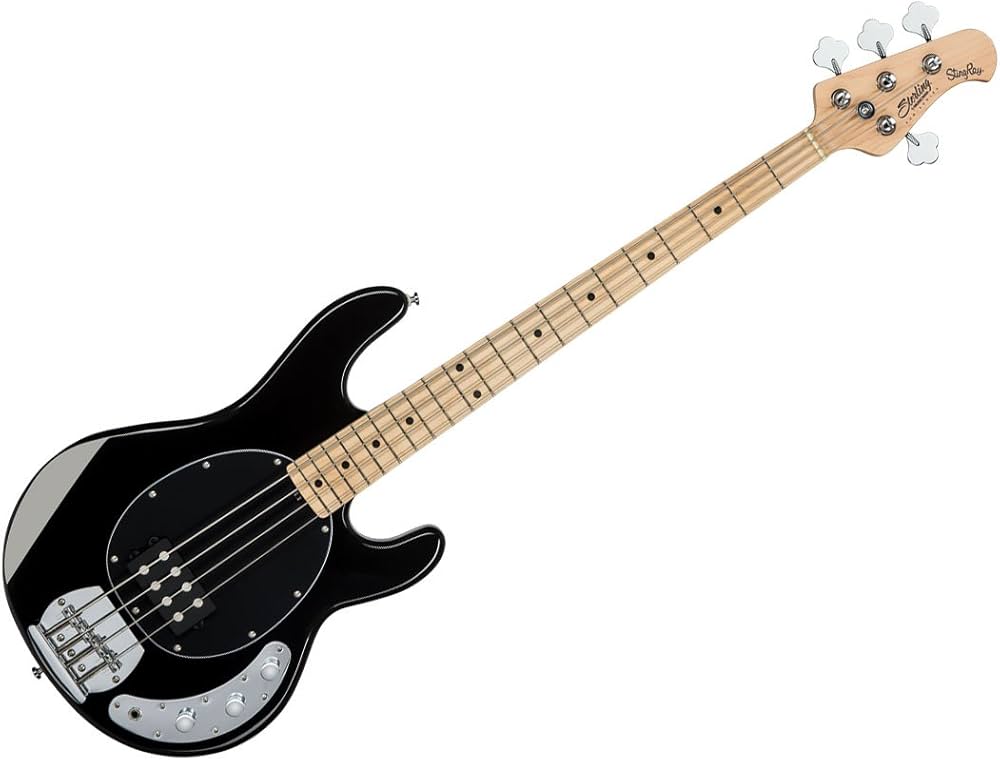Sterling by Music Man StingRay Ray4 Bass Guitar in Black : Amazon
