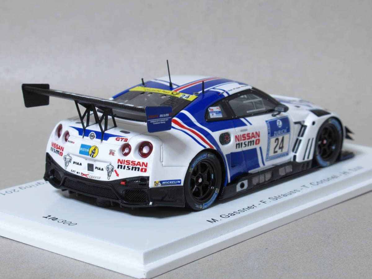 Amazon.co.jp: 1/43 ニッサン GT-R ニスモ GT3 チームザクスピード #24