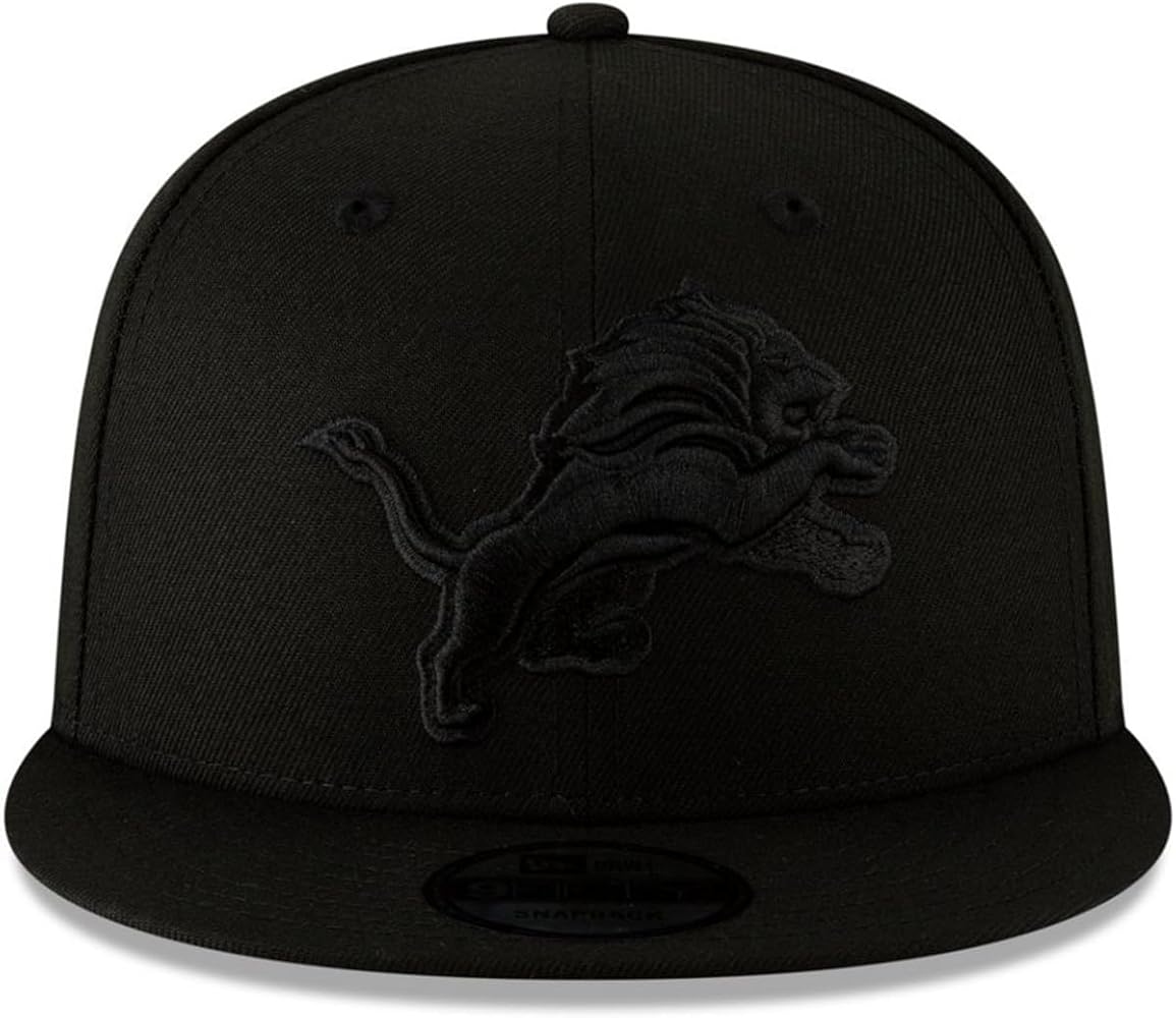 Amazon.com: New Era NFL 9FIFTY Black On Black Adjustable Snapback