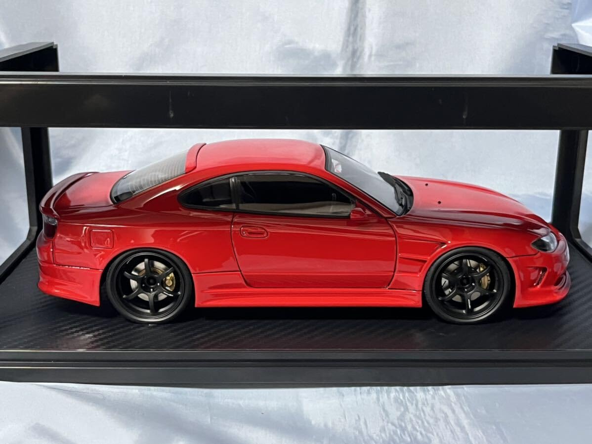 Amazon | IG(イグニッションモデル)製VERTEX シルビア S15 赤 1/18