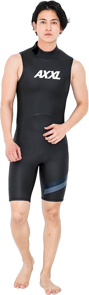 Amazon | AXXL トライアスロン ショートジョン ウェットスーツ スキン