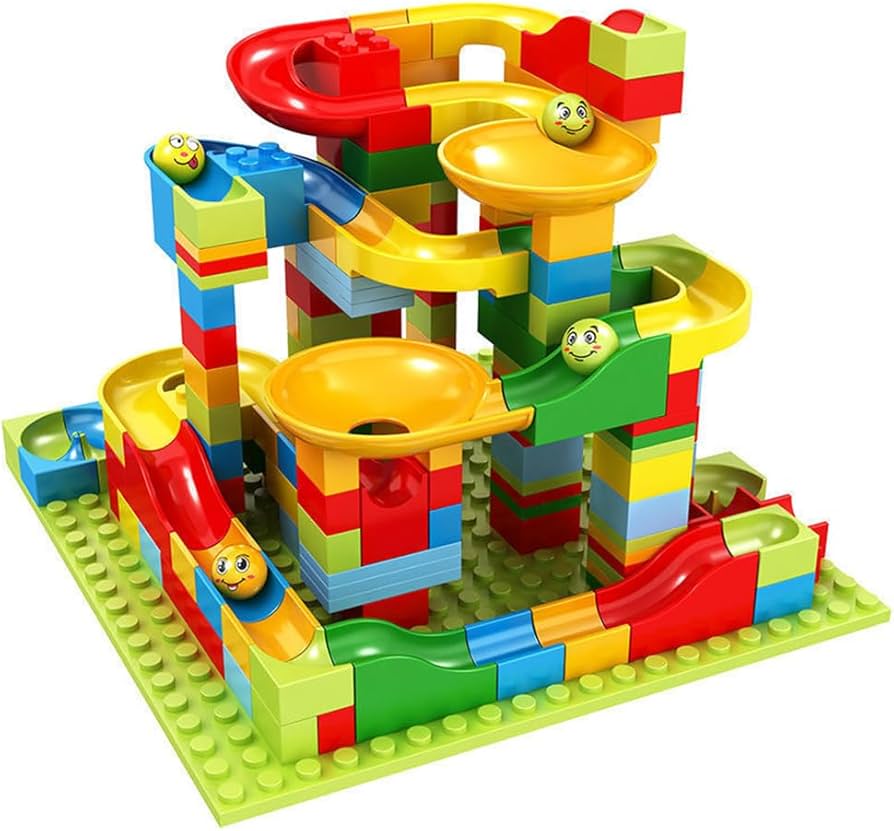 Amazon | ブロック ローラー コースター ビーズ ローラー コースター