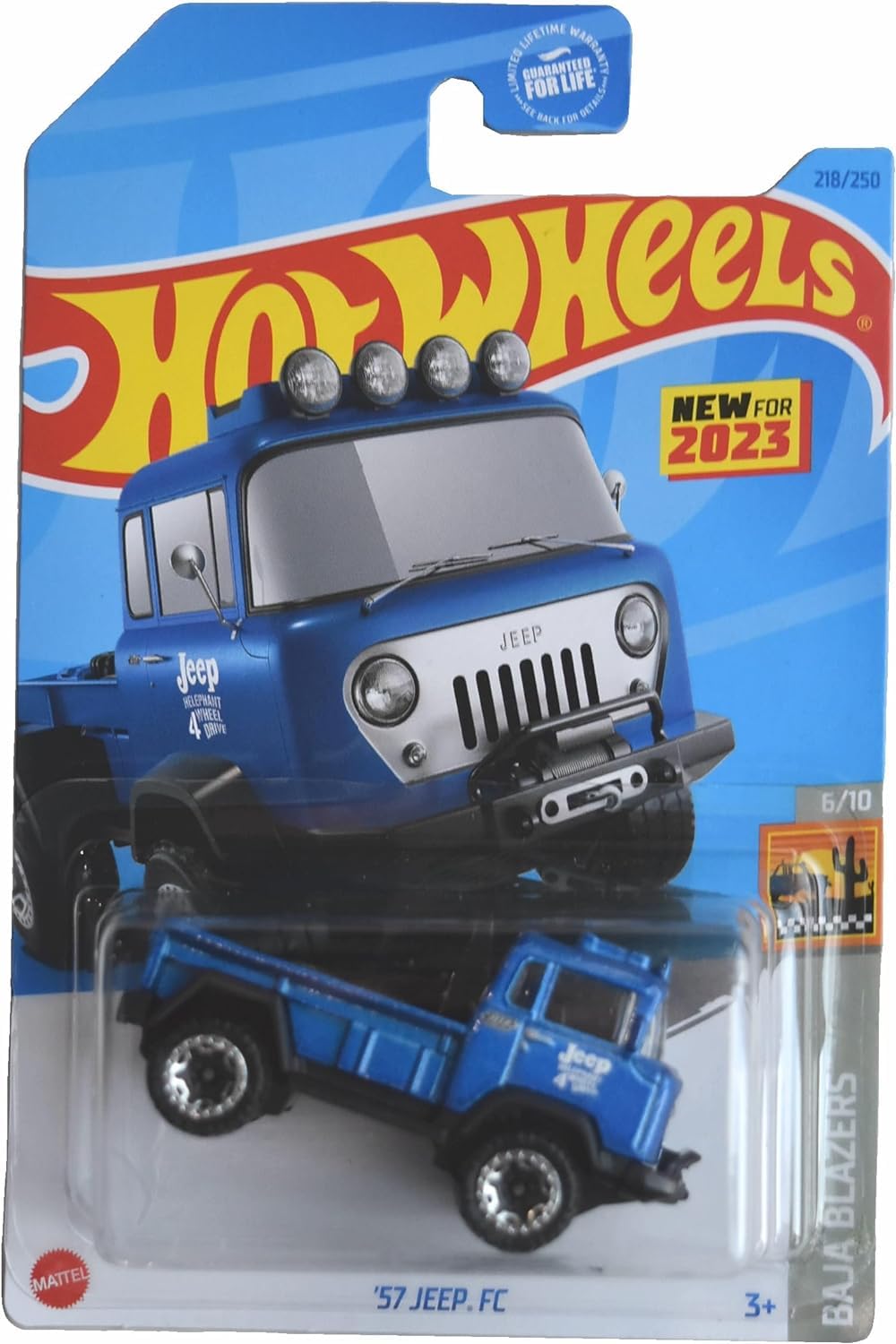 Amazon.com: Hot Wheels '57 Jeep FC, Baja Blazers 6/10 [Blue] 218