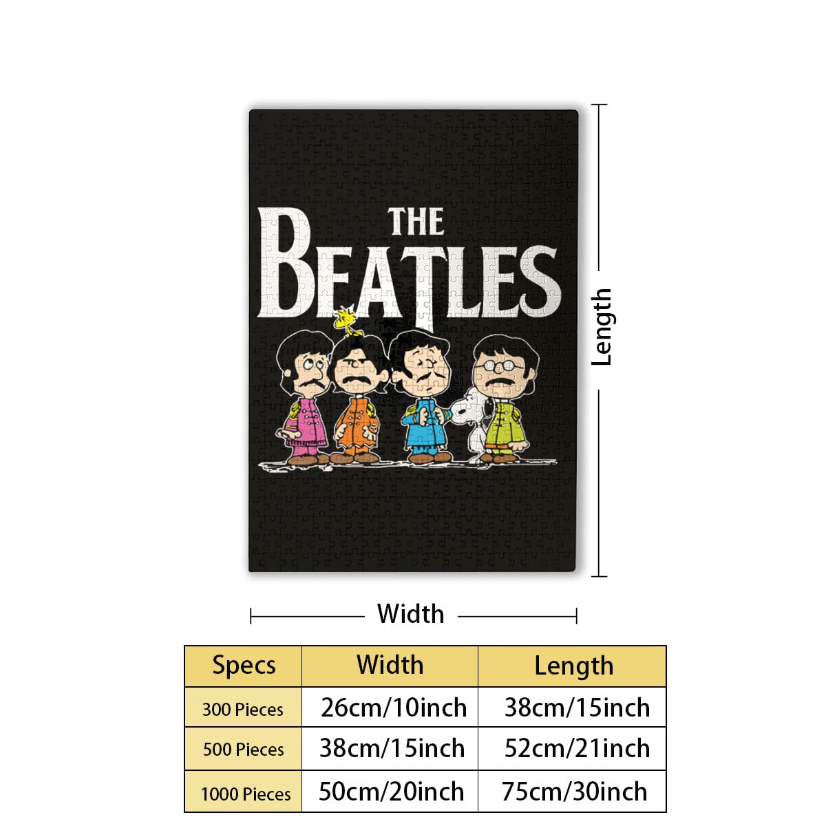 Amazon.co.jp: ピーナッツ スヌーピー ビートルズ 1000ピース パズル