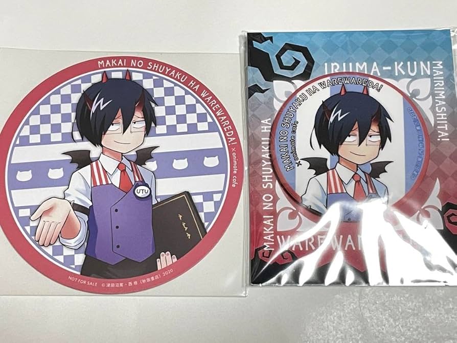 Amazon.co.jp: 魔界の主役は我々だ ウツ 缶バッジ コースター