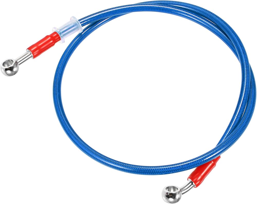 Amazon.co.jp: X AUTOHAUX ブレーキホース バイク メッシュ オイル