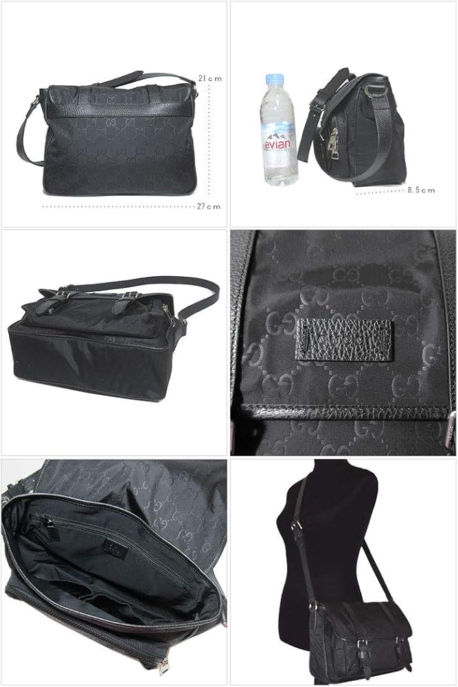 Amazon | [グッチ] ショルダーバッグ レディース ナイロン 斜めがけ GG