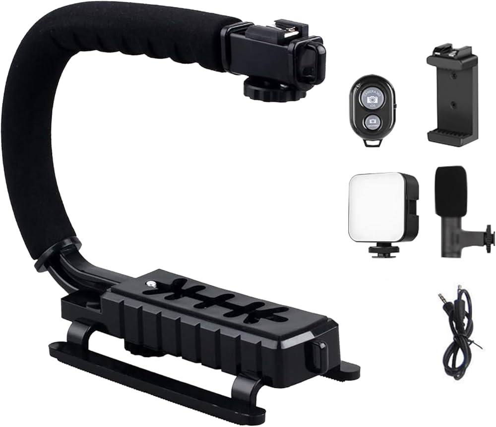 Amazon | アクション カメラ ジンバル スタビライザー - U グリップ