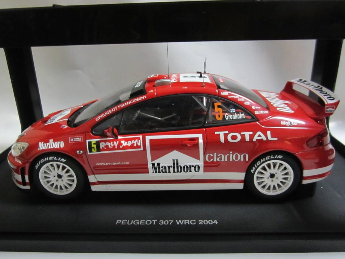 Amazon.co.jp: オートアート 1/18 プジョー 307 WRC 2004年