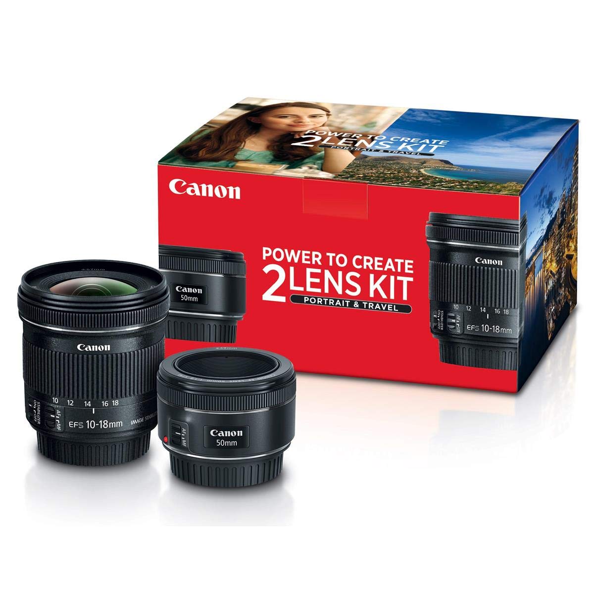 Amazon.com : Canon Portrait and Travel Two Lens Kit with 50mm f