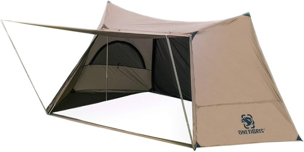 Amazon.co.jp: OneTigris ソロホームステッドキャンプテントシェルター