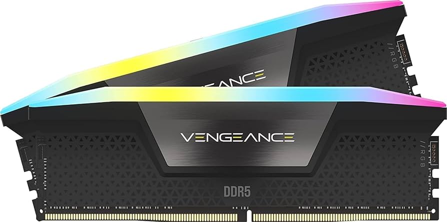CORSAIR VENGEANCE RGB DDR5 RAM 64GB (2x32GB) 6400MHz CL32-40-40-84