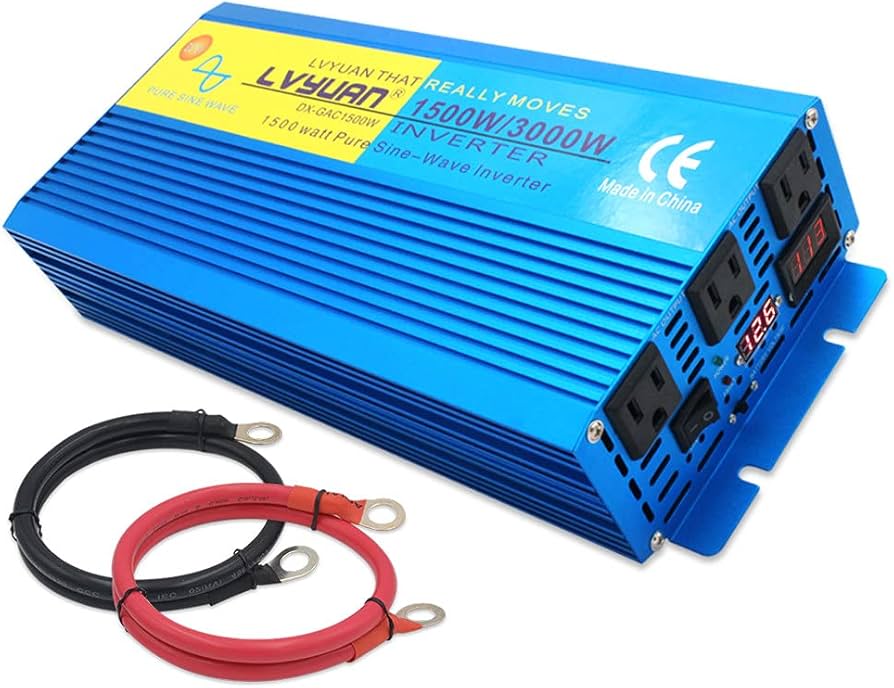 Amazon.co.jp: LVYUAN（リョクエン）インバーター 正弦波 12V 1500W