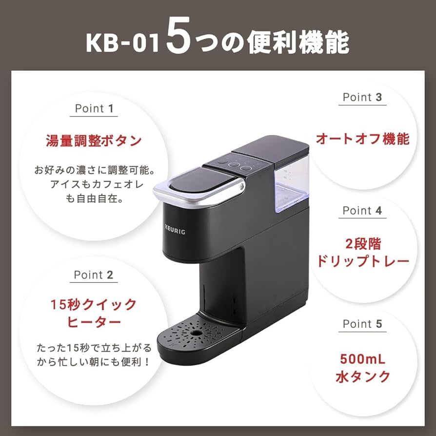 Amazon | KEURIG（キューリグ）コーヒーシステム KB-01 お試しセット K