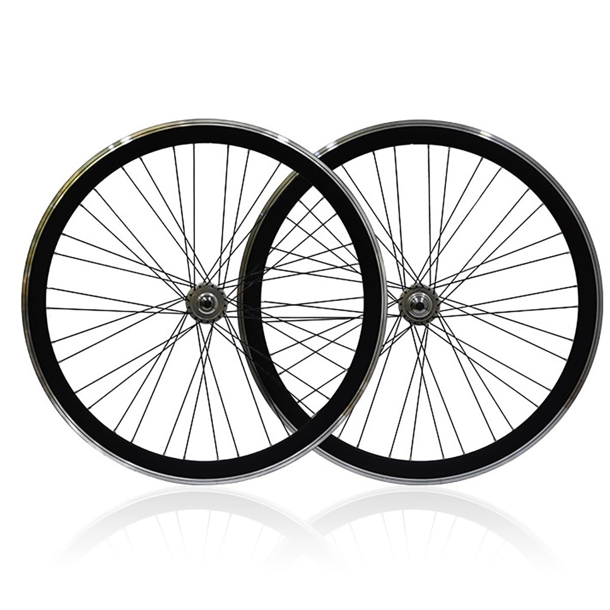 Amazon.co.jp: 700C 固定ギア バイクホイールセット 40mm シングル