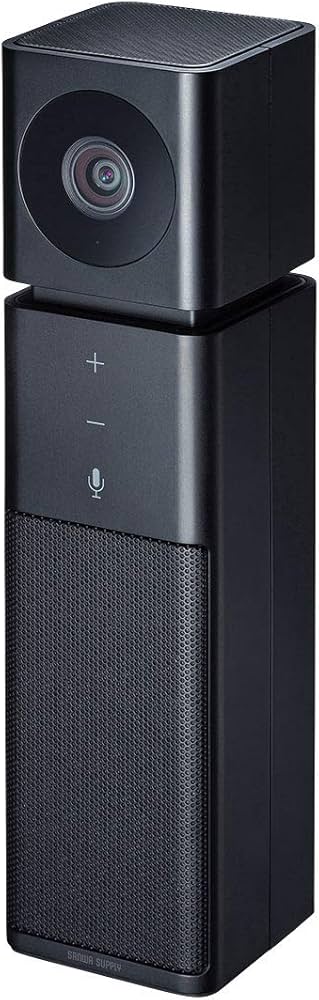 Amazon.co.jp: サンワサプライ カメラ内蔵USBスピーカーフォン マイク