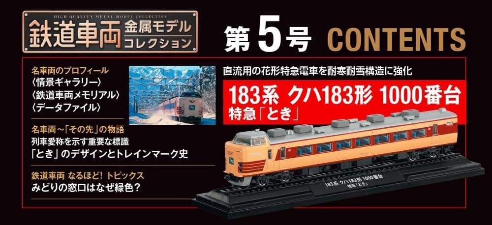 鉄道車両 金属モデルコレクション 5号 (183系 クハ183形 1000番台 特急